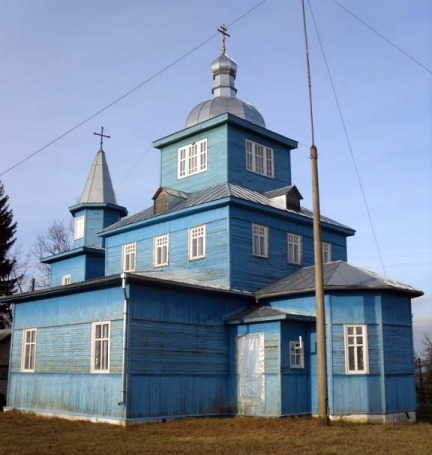 die kleine blaue Kirche